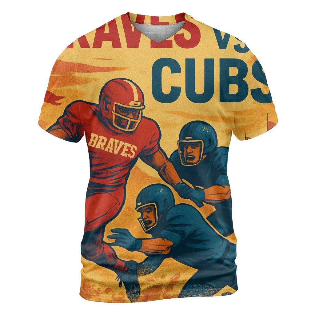 Desert Drumline Kickoff Braves Versus Cubs designer pattern shirts