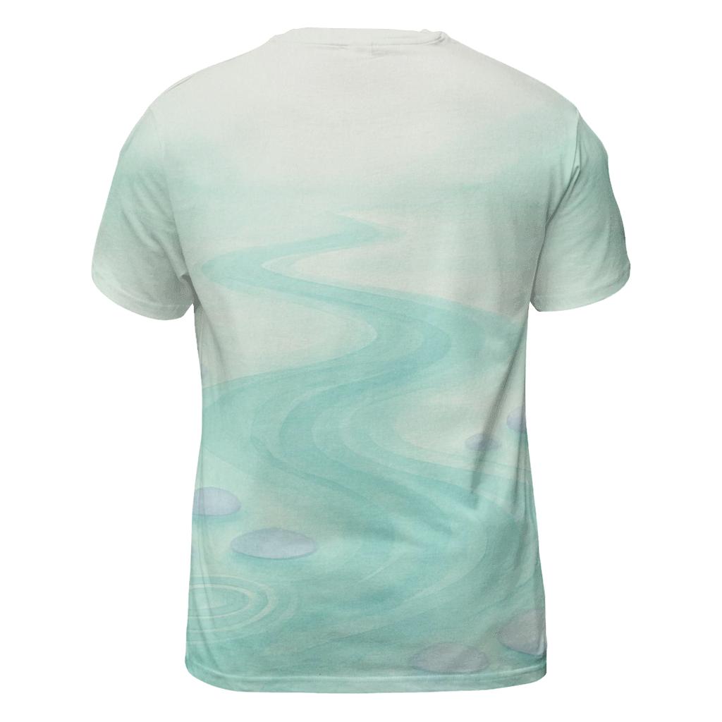 River Of Stillness artistic all-over print tops