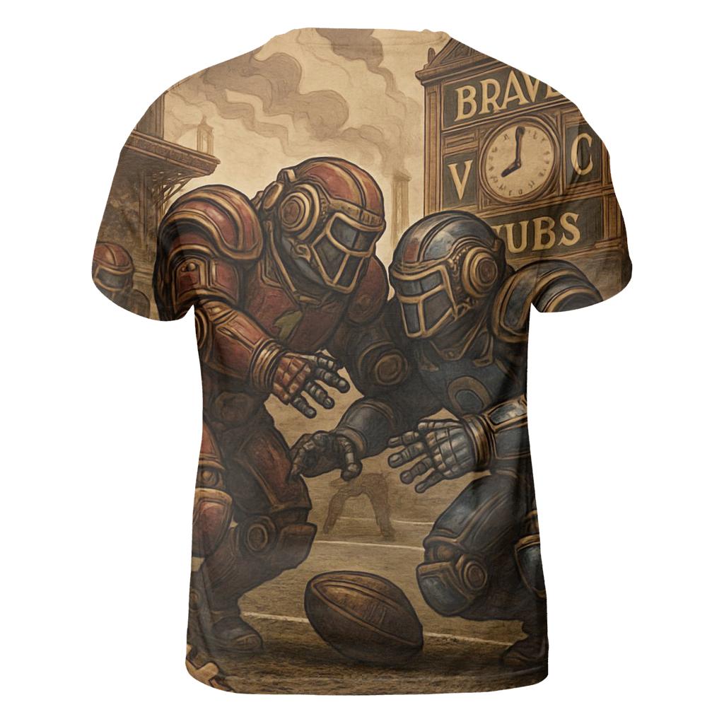 Clockwork Stadium Braves Versus Cubs statement graphic shirts