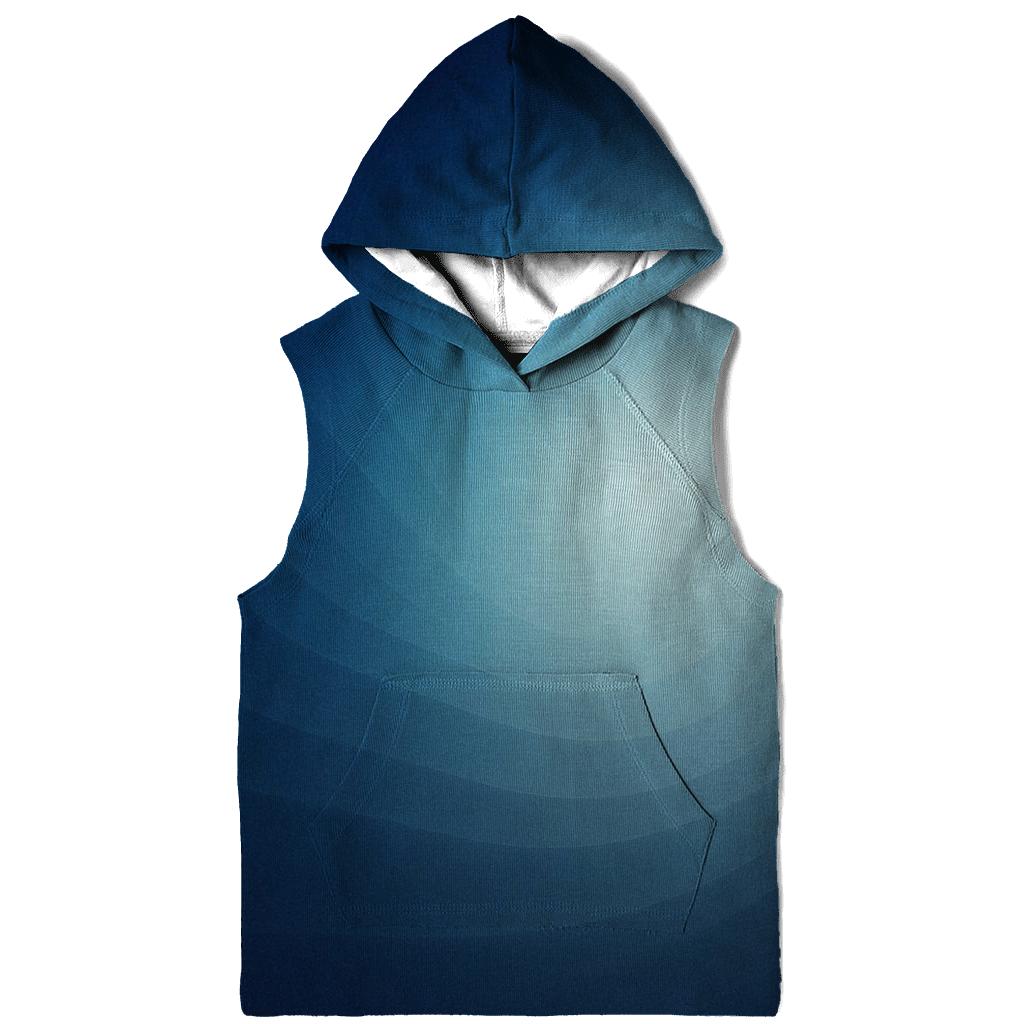 Moonlit Glacier Bloom pullover hoodies