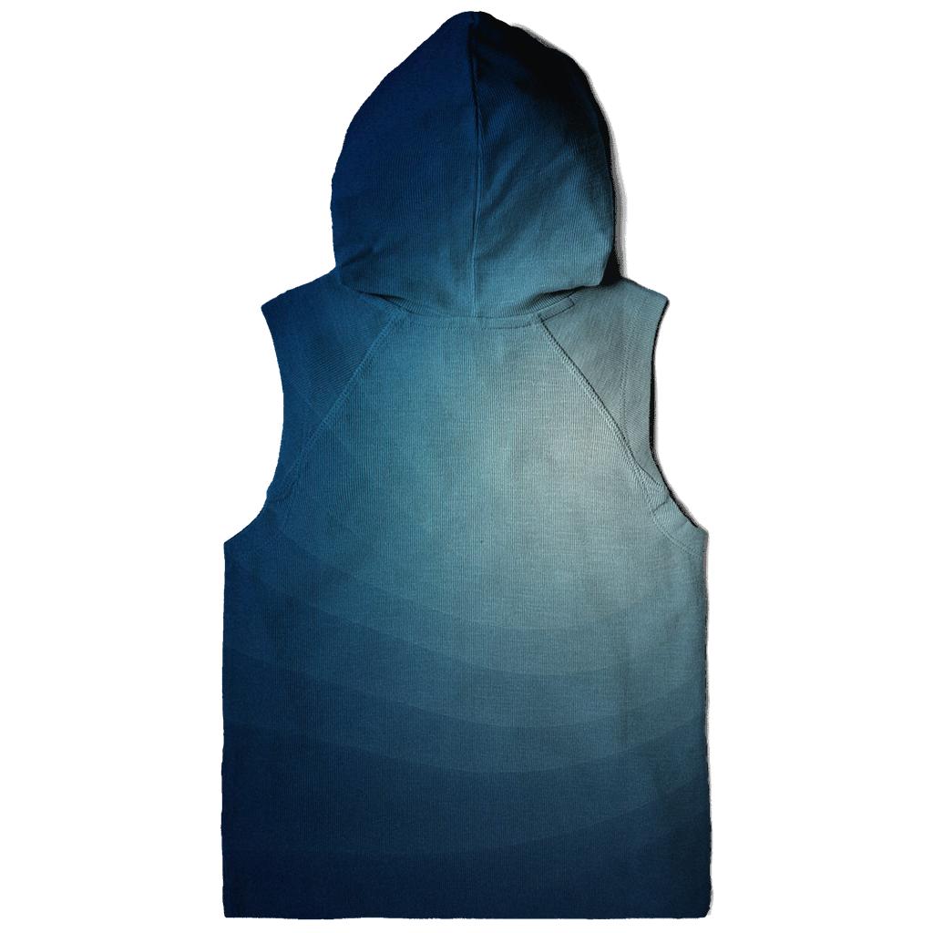 Moonlit Glacier Bloom pullover hoodies