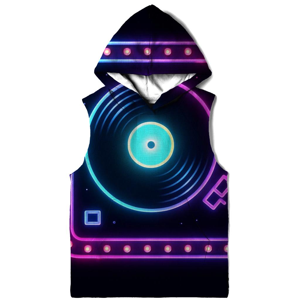 Neon Marquee Turntable hoodie styles