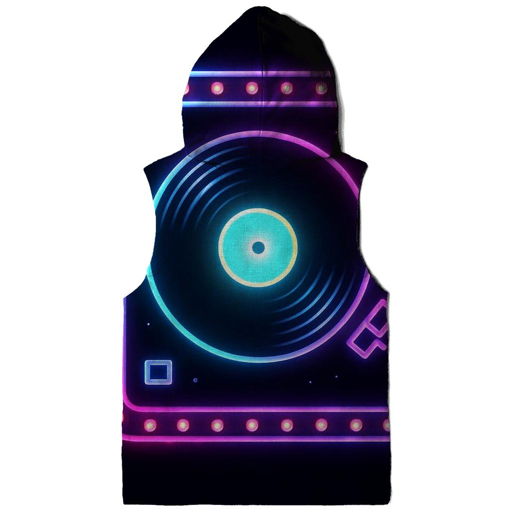 Neon Marquee Turntable hoodie styles