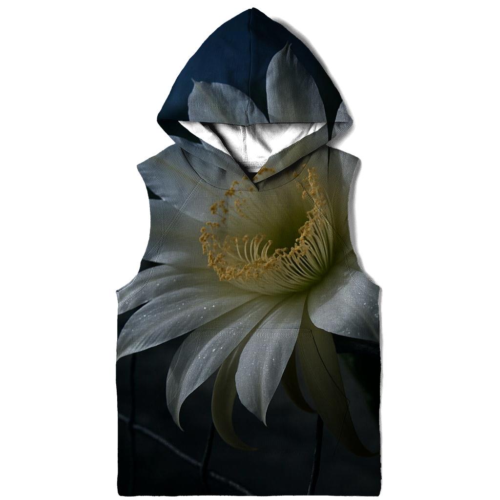 Night Blooming Cereus On A Desert Fence Line heavyweight hoodies