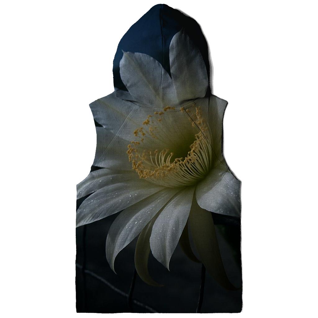Night Blooming Cereus On A Desert Fence Line heavyweight hoodies