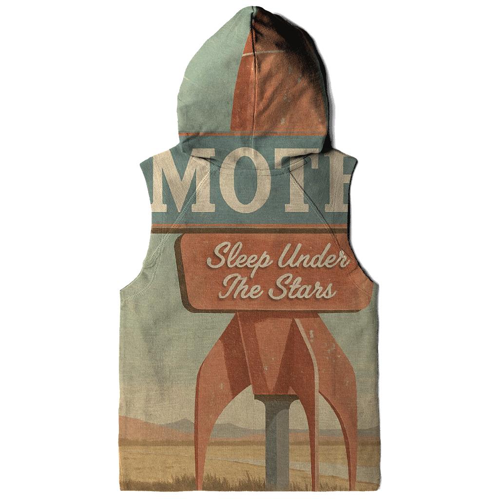 Weathered Space Age Motel Postcard hoodies fashion