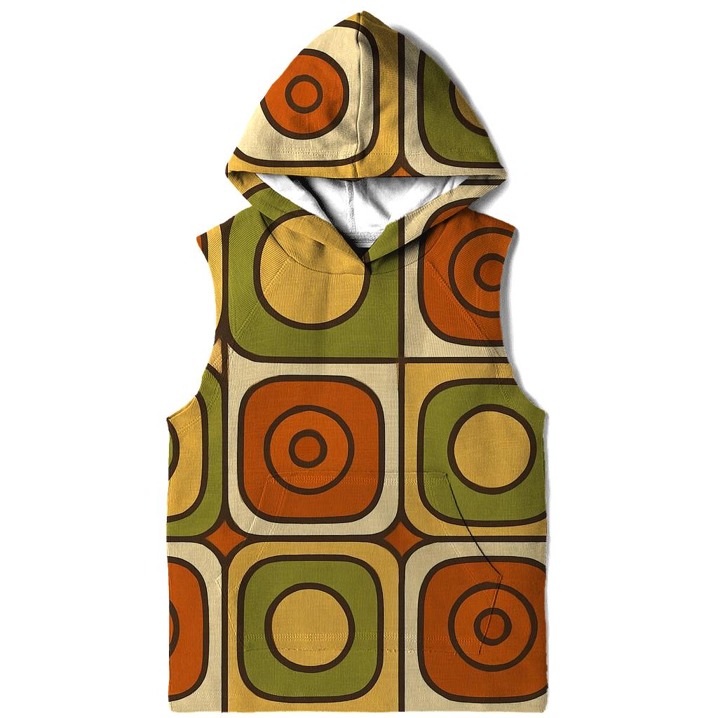 Groovy Kitchen Tile Geometrics embroidered hoodies