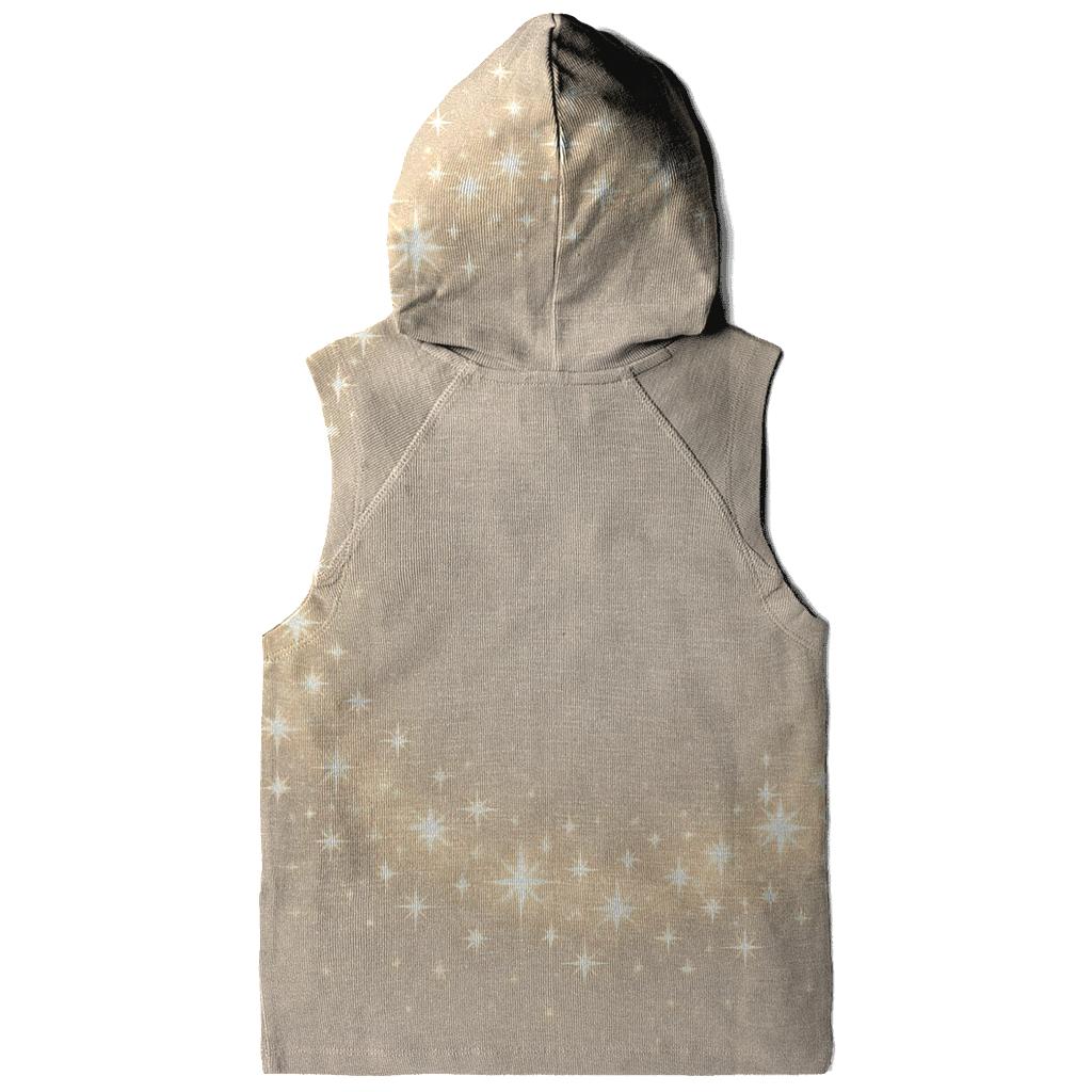 Champagne Halo Constellation zip-up hoodies