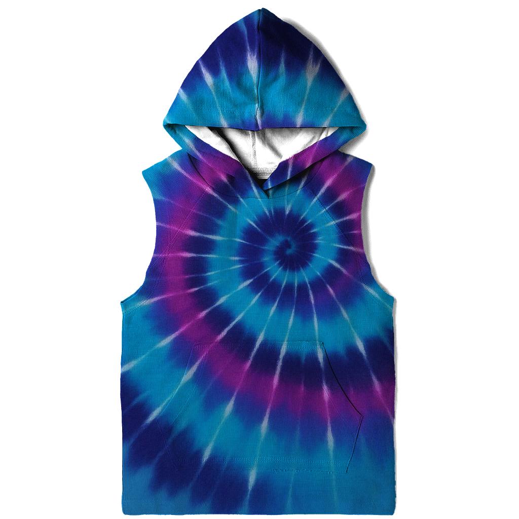 Nebula Spiral Overdye Whirlpool heavyweight hoodies
