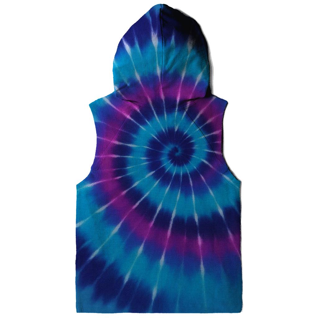 Nebula Spiral Overdye Whirlpool heavyweight hoodies