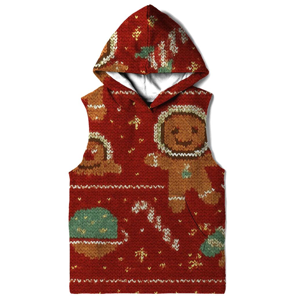Gingerbread Rocket Row Design heavyweight hoodies