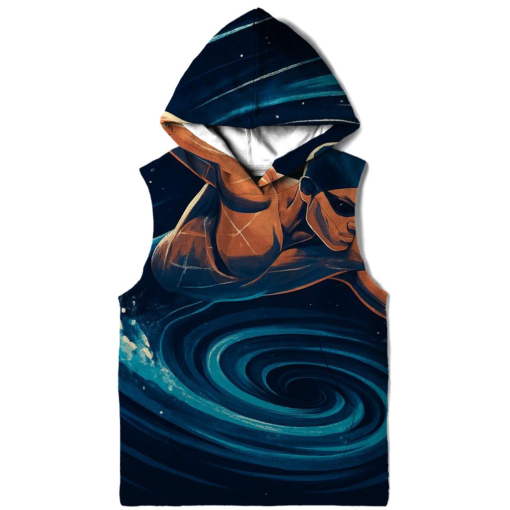 Cosmic Tide Swimming Sprint zip-up hoodies