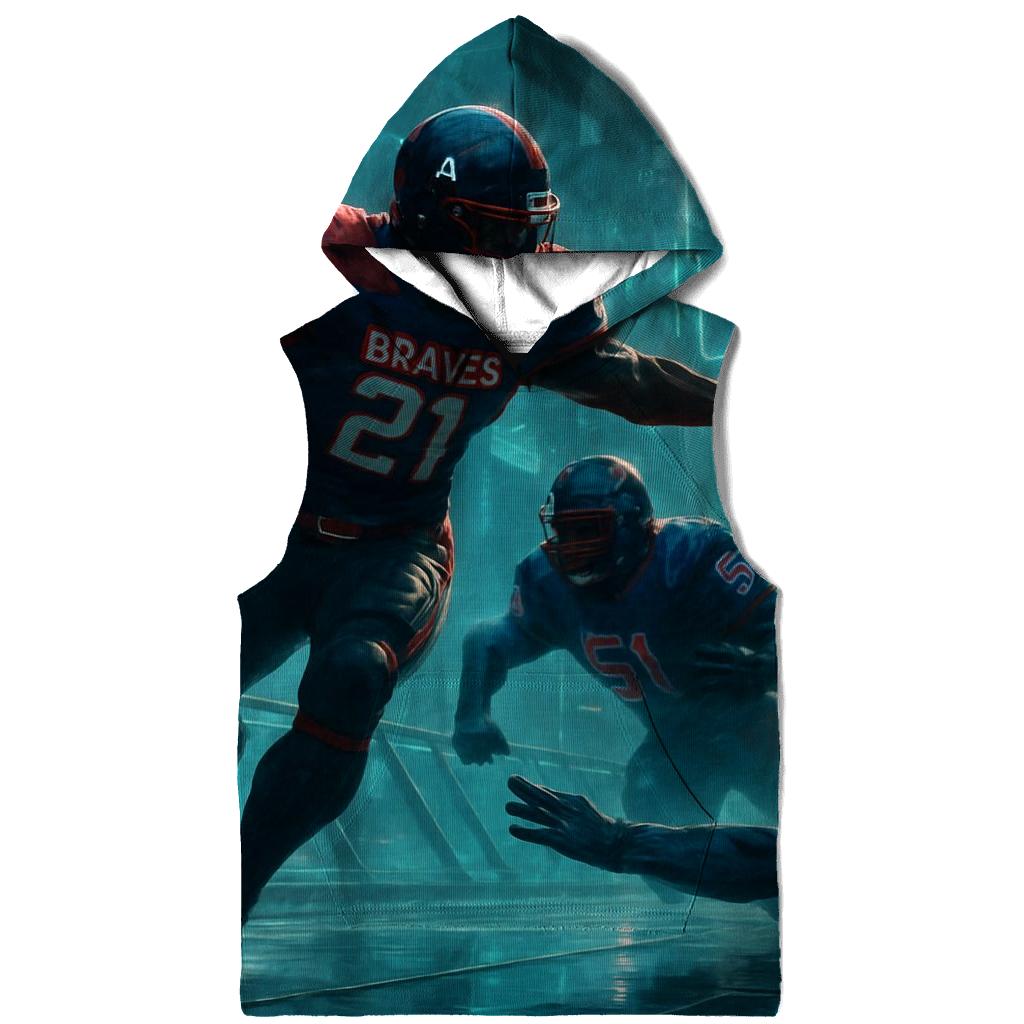 Skybridge Scrimmage Braves Versus Cubs embroidered hoodies