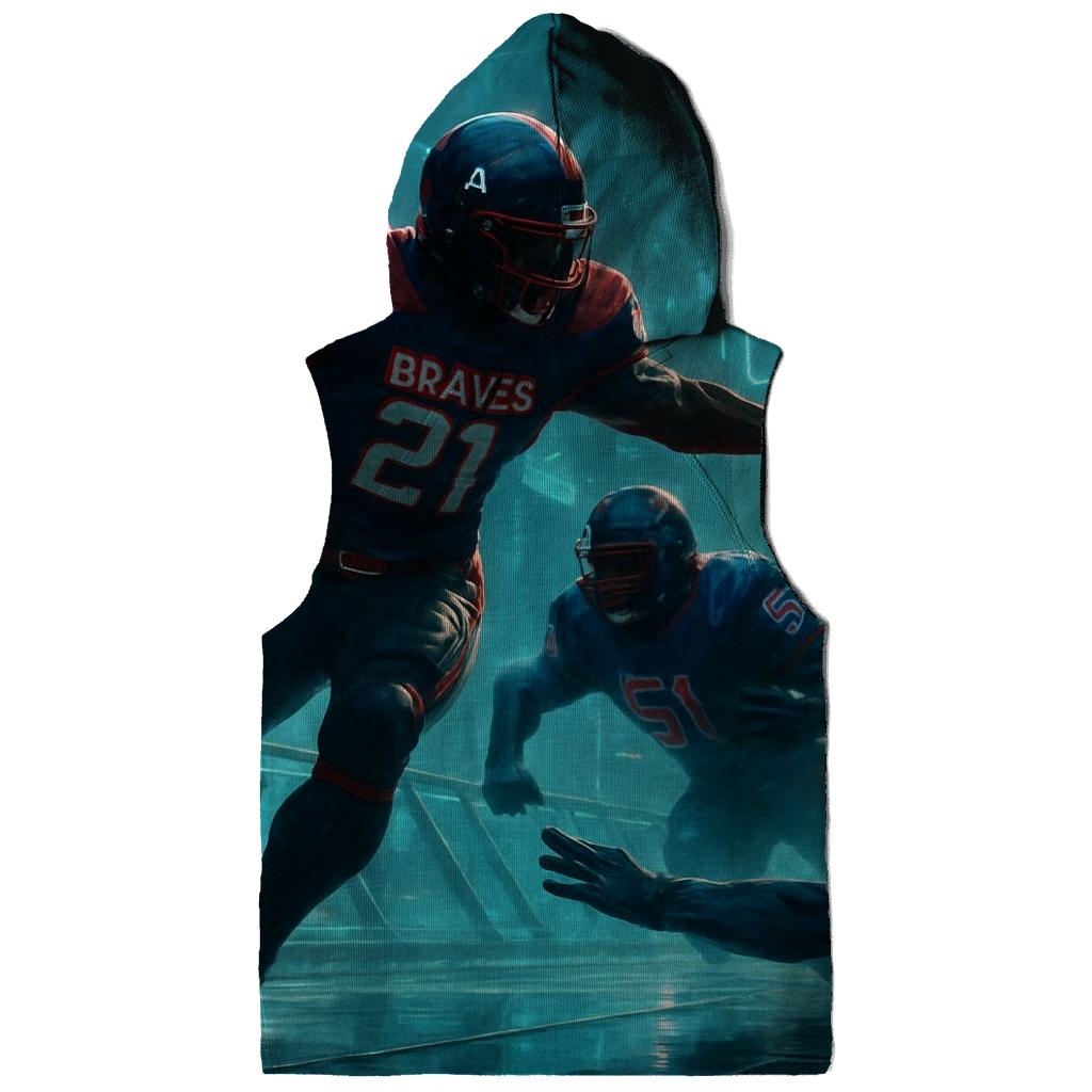 Skybridge Scrimmage Braves Versus Cubs embroidered hoodies