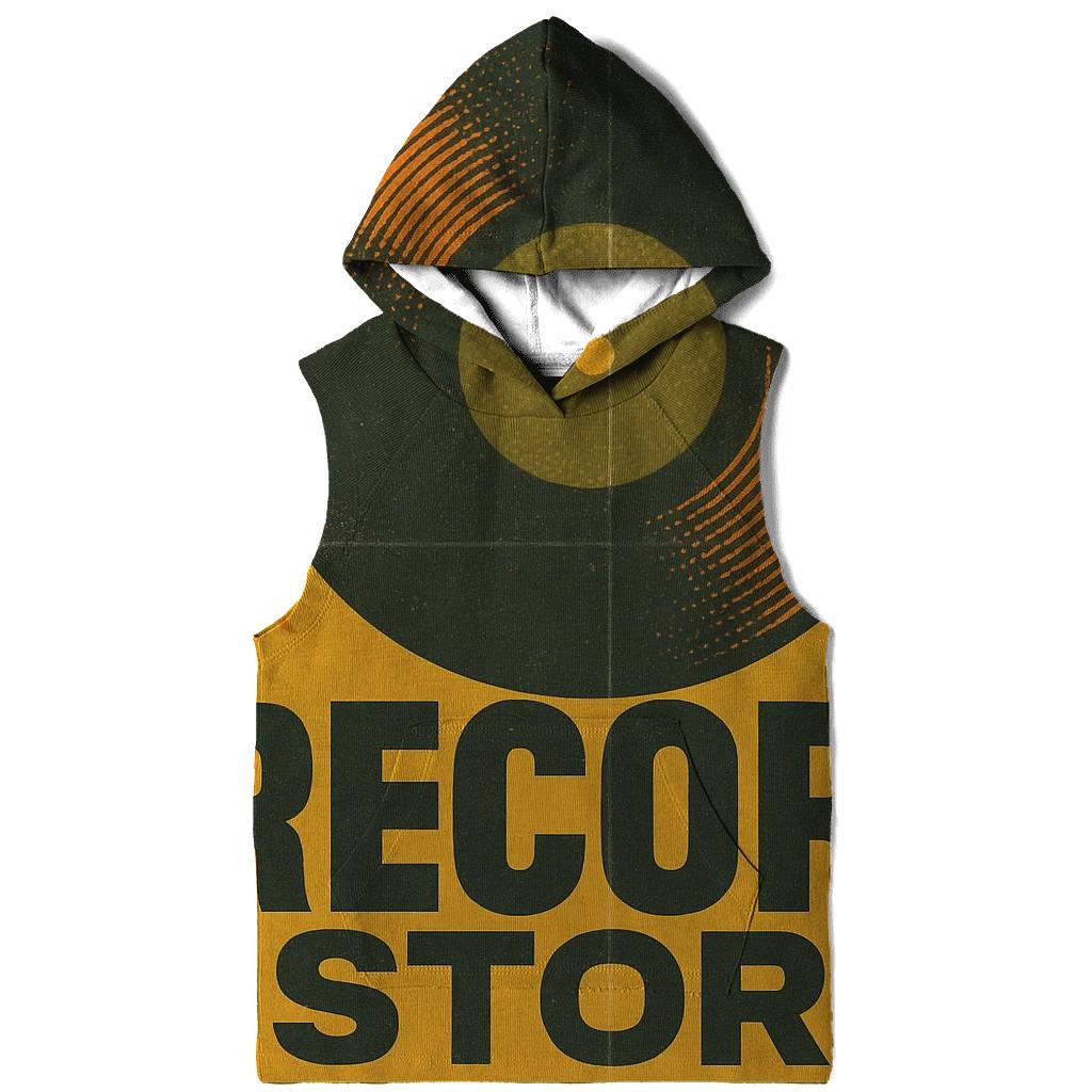 Faded Vinyl Record Shop Window Poster hoodie designs