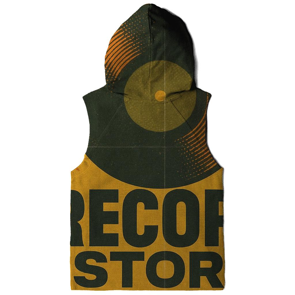 Faded Vinyl Record Shop Window Poster hoodie designs