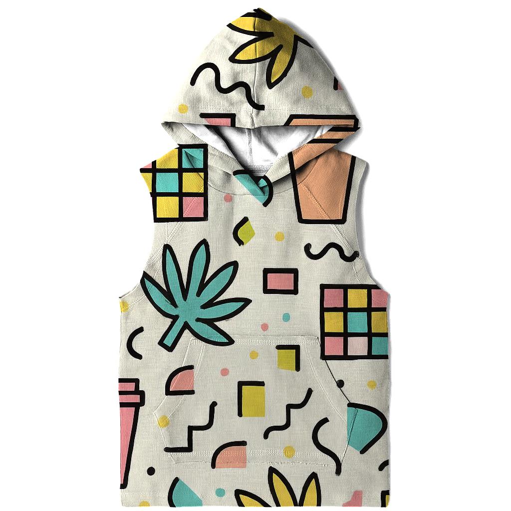 Miami Mall Food Court Memphis embroidered hoodies