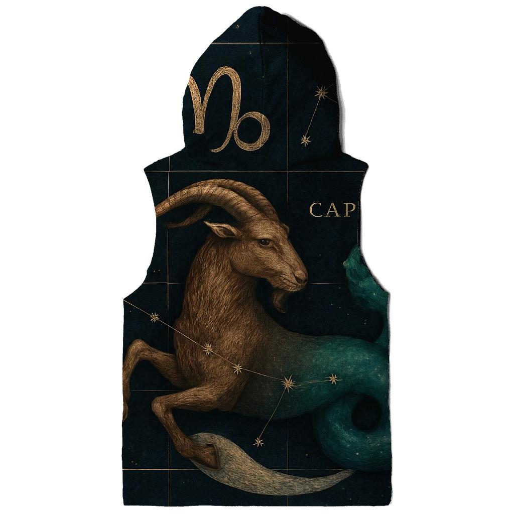 Capricorn Sea Goat Astral Cartography lightweight hoodies
