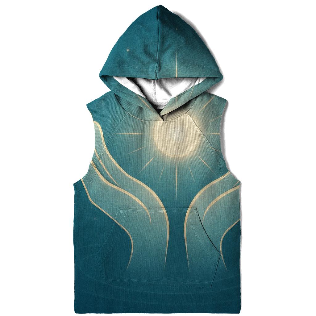 Starlit Open Palms graphic hoodies