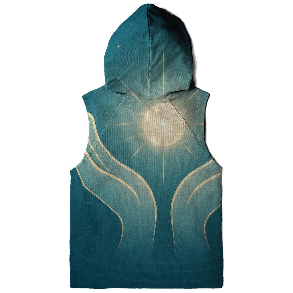 Starlit Open Palms graphic hoodies