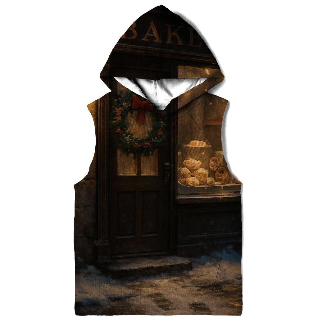 Sugarplum Bakery Window On A Snowy Street hoodie trends