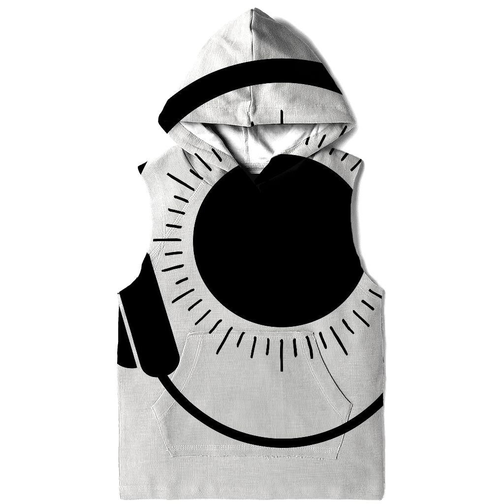 Monochrome Headphone Eclipse lightweight hoodies