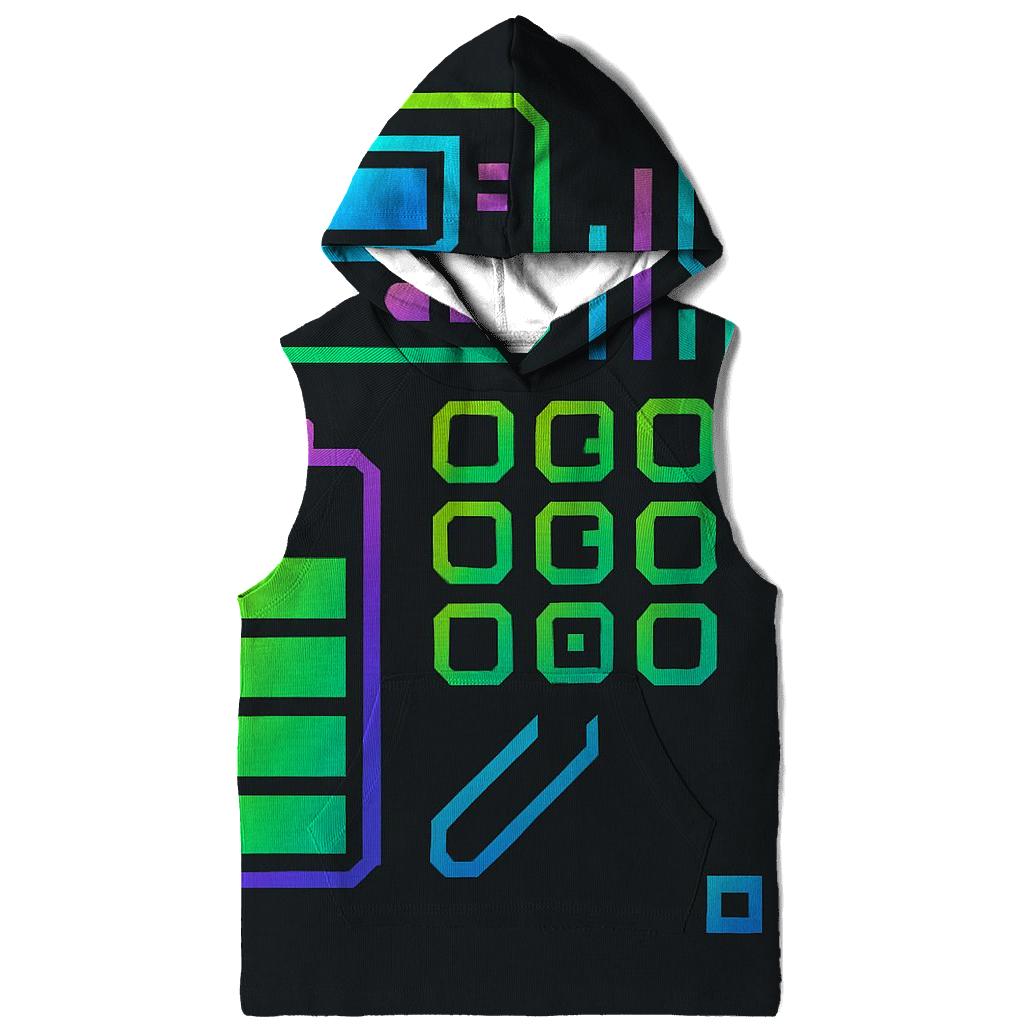 Holographic Pager Screen Icons graphic hoodies