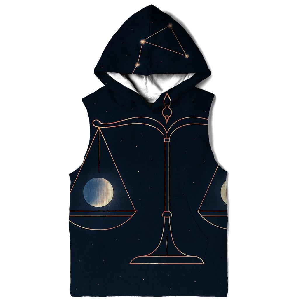 Libra Equinox Balance Star Scale Emblem custom hoodies
