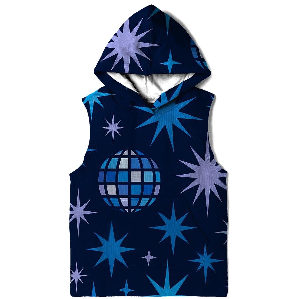 Disco Mirror Starburst Grid hoodies fashion