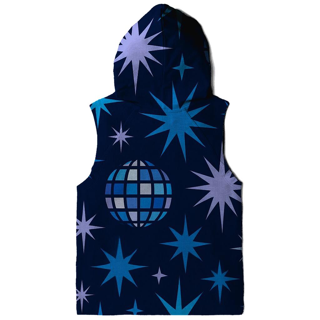 Disco Mirror Starburst Grid hoodies fashion