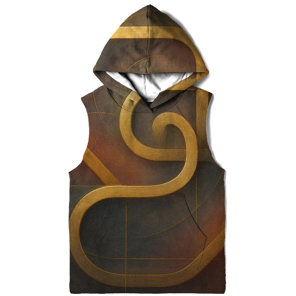 Golden Thread Labyrinth pullover hoodies