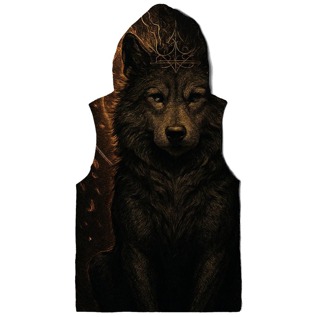 Golden Ashen Wolf Crown Ritual hoodie designs
