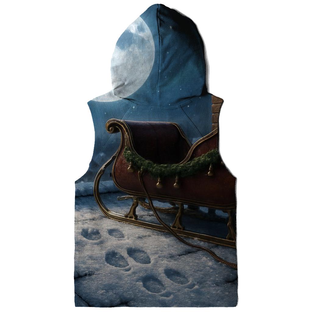 Midnight Sleigh Runners And Moonlit Rooftops designer hoodies
