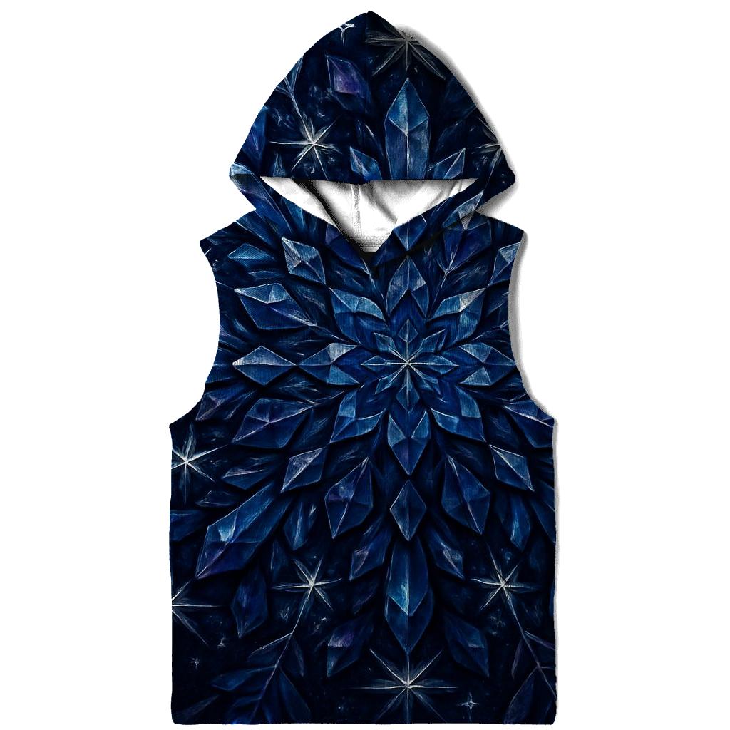 Midnight Crystal Bloom Lattice custom hoodies