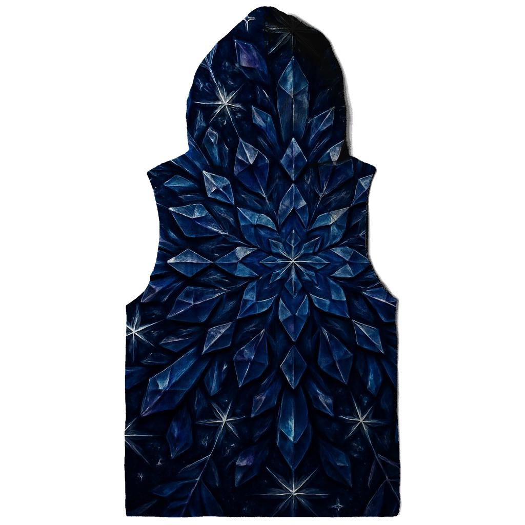 Midnight Crystal Bloom Lattice custom hoodies