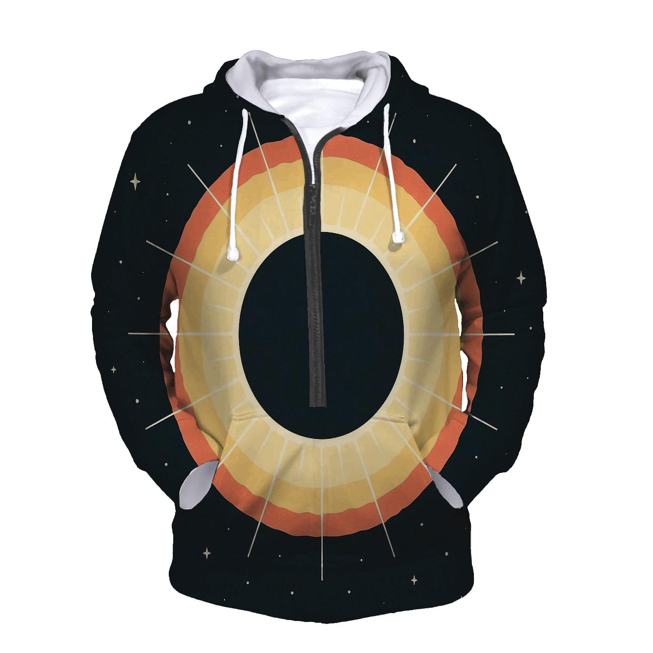 Eclipse Corona Lattice pullover hoodies