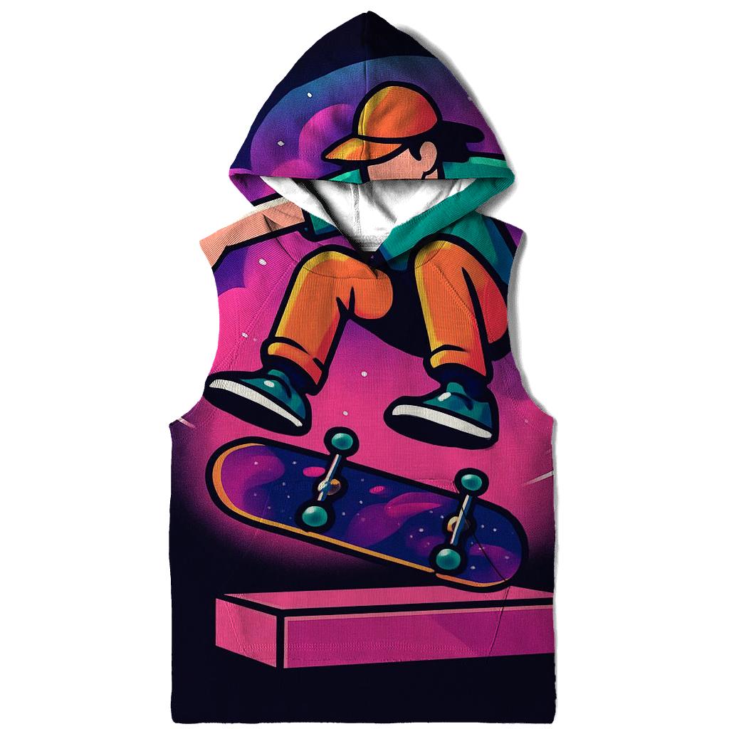 Nebula Street Skate Flow printed hoodies