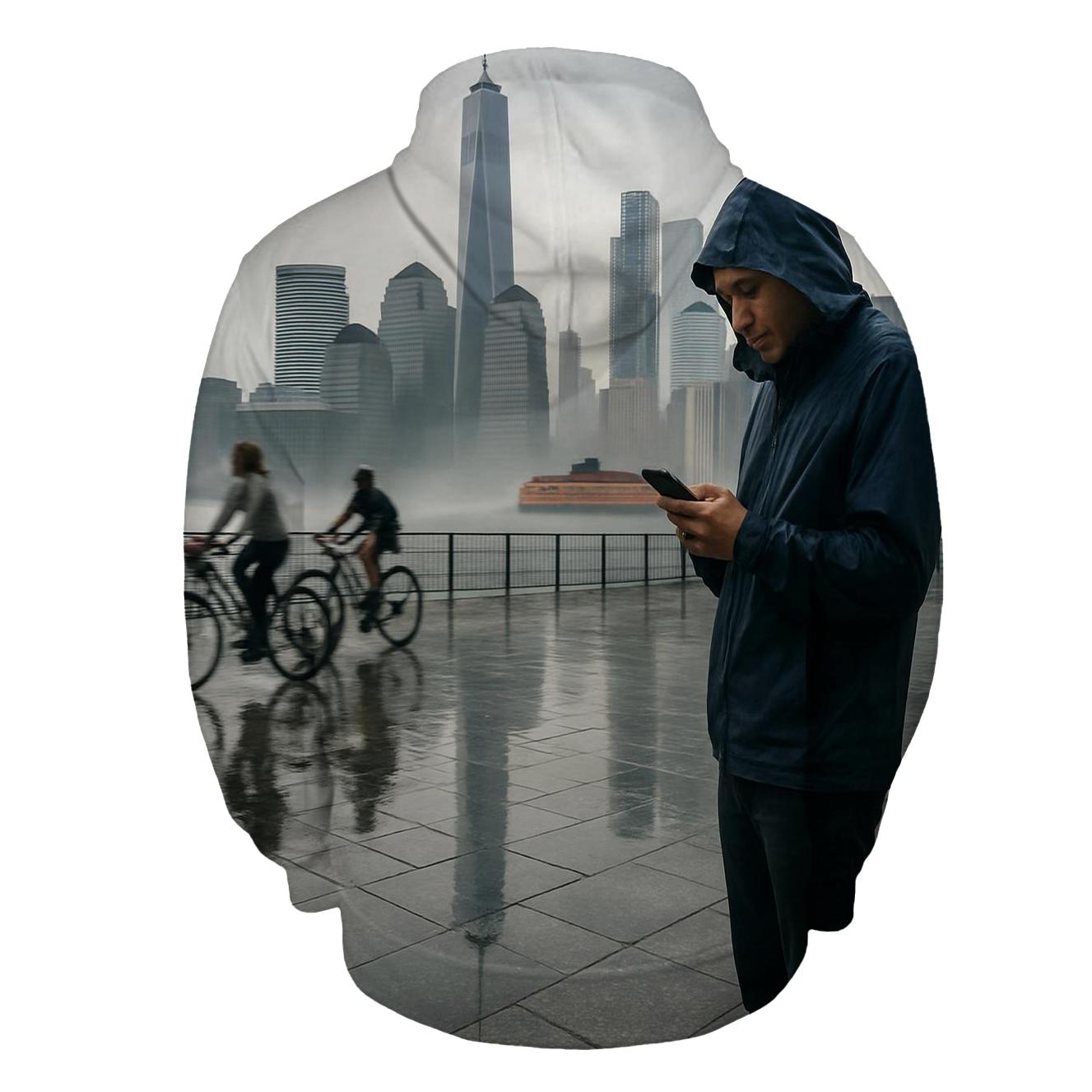 Battery Park Promenade After A Summer Downpour designer hoodies