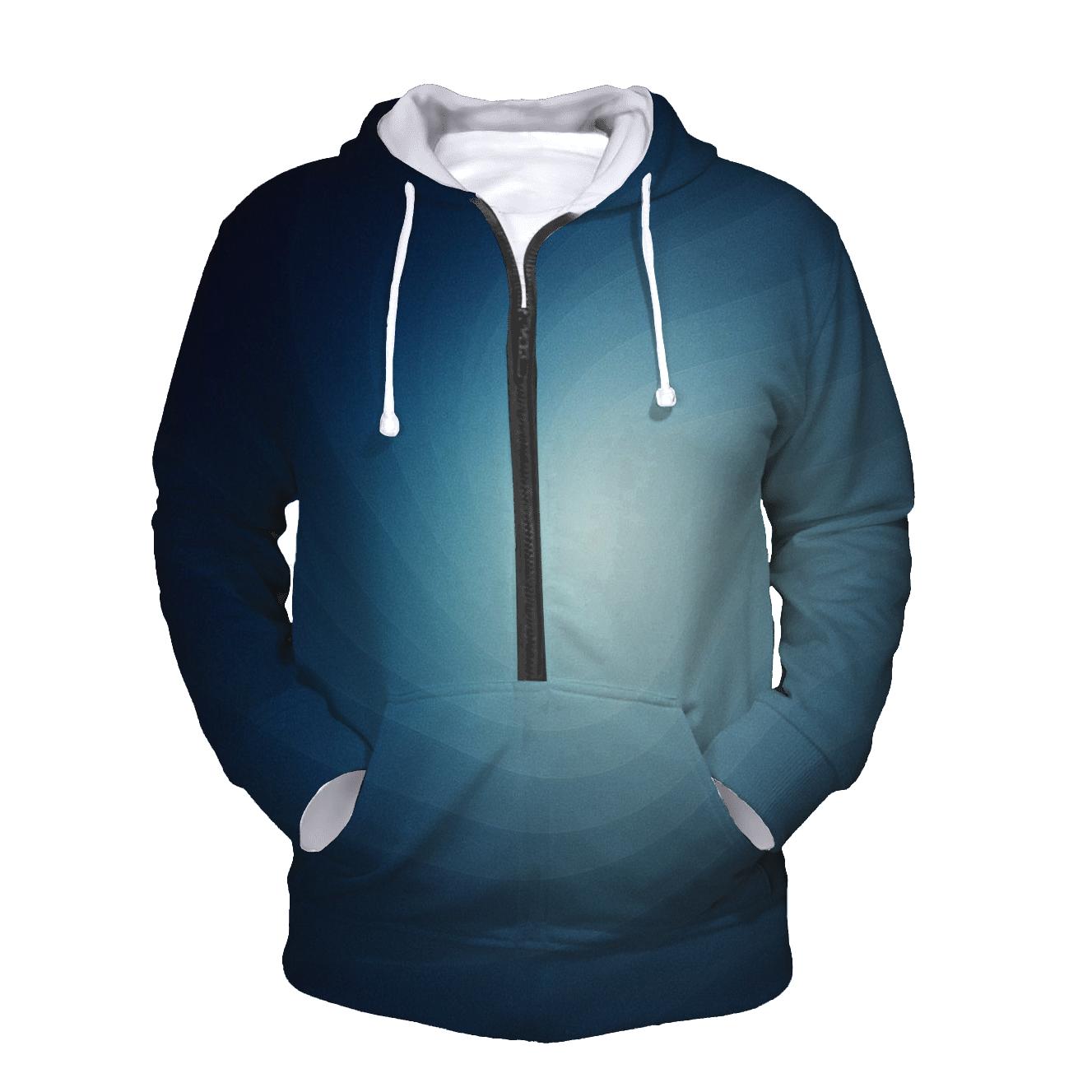 Moonlit Glacier Bloom hoodies fashion
