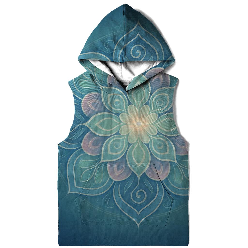 Aurora Breath Mandala zip-up hoodies
