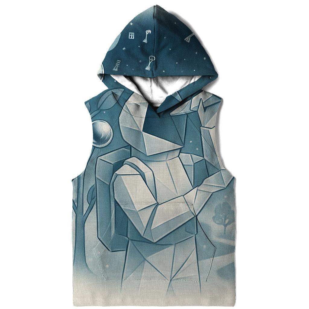 Origami Astronaut In A Mirror Orchard heavyweight hoodies