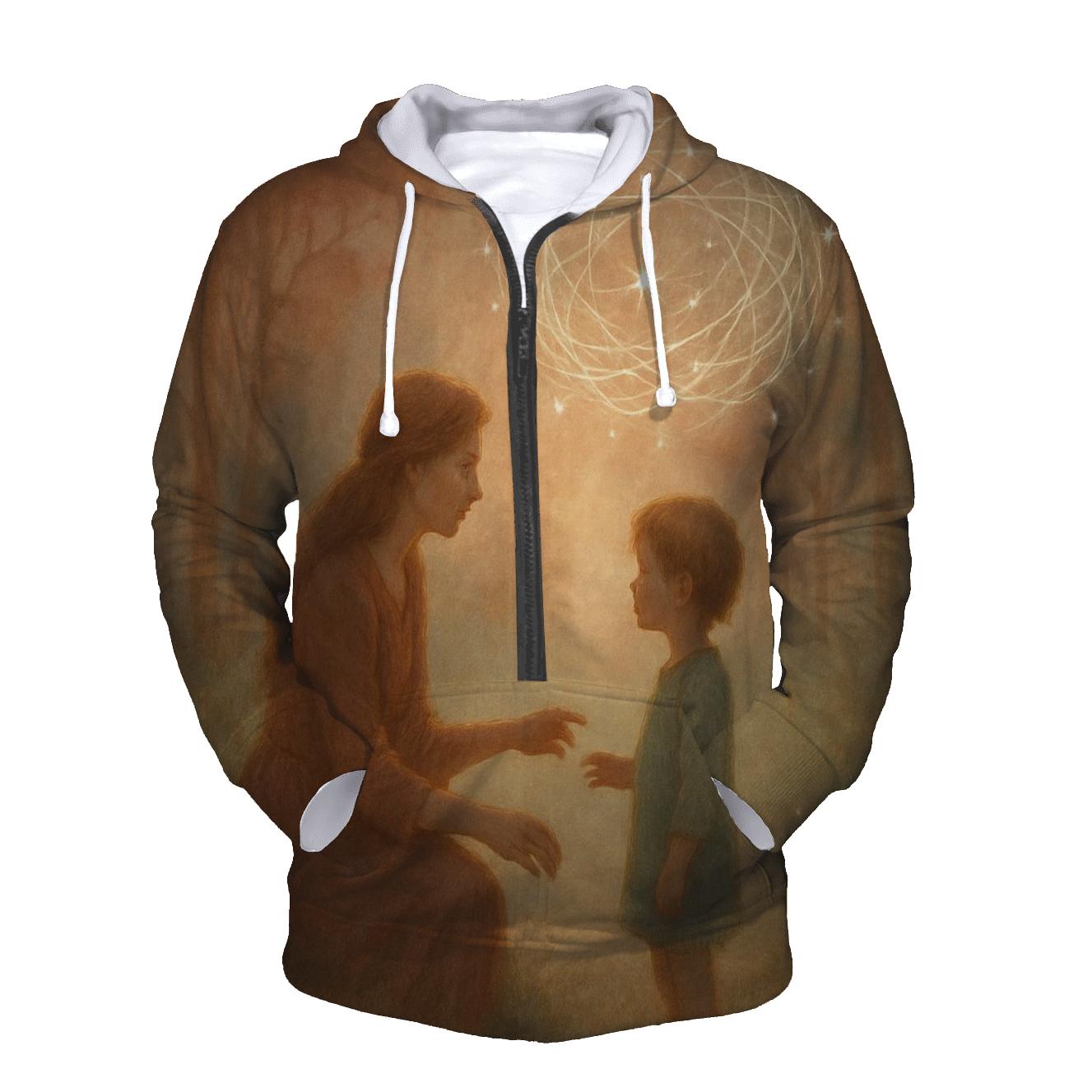 The Nest Of Becoming A Mothers Love That Teaches Courage heavyweight hoodies