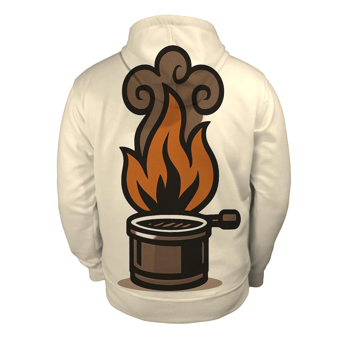 Roaster Flame Crest graphic hoodies