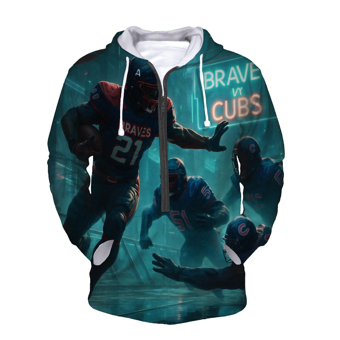Skybridge Scrimmage Braves Versus Cubs pullover hoodies