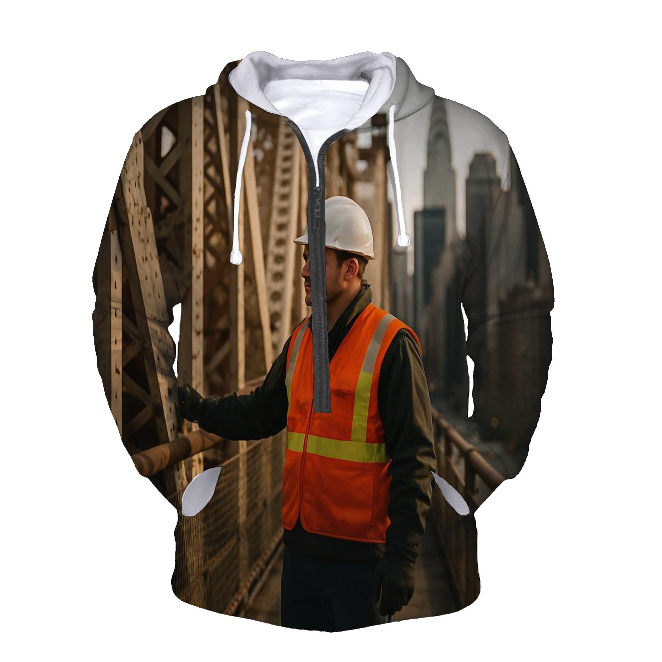 Midtown Skyline From Queensboro Bridge Maintenance Walkway designer hoodies
