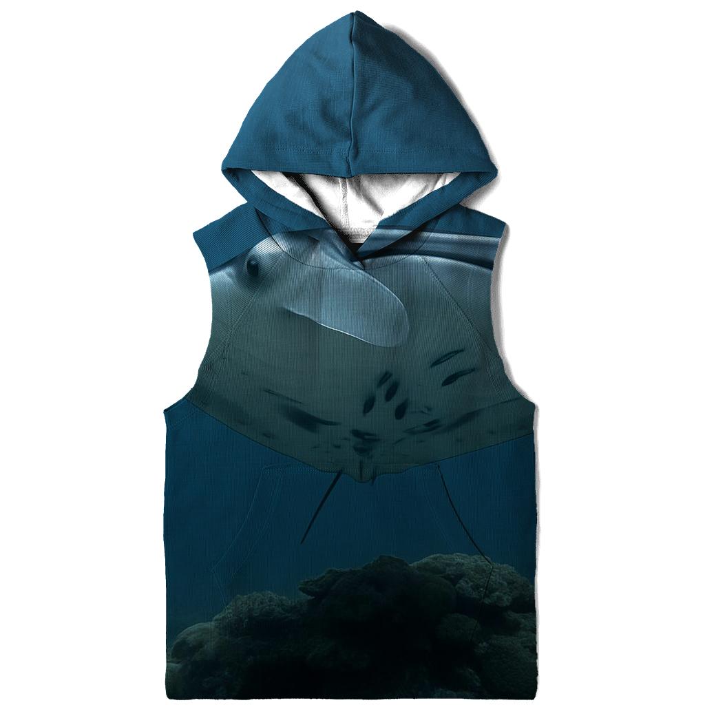 Cleaning Station Drift Reef Manta Ray hoodie trends