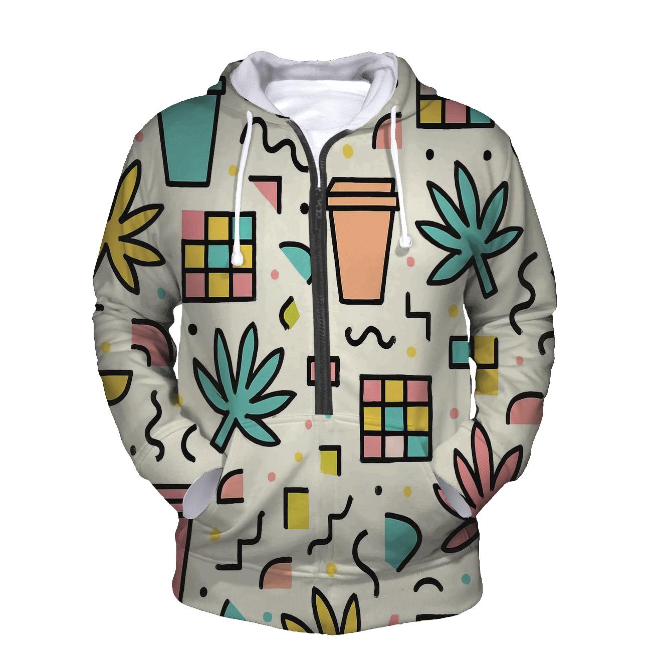 Miami Mall Food Court Memphis hoodie designs