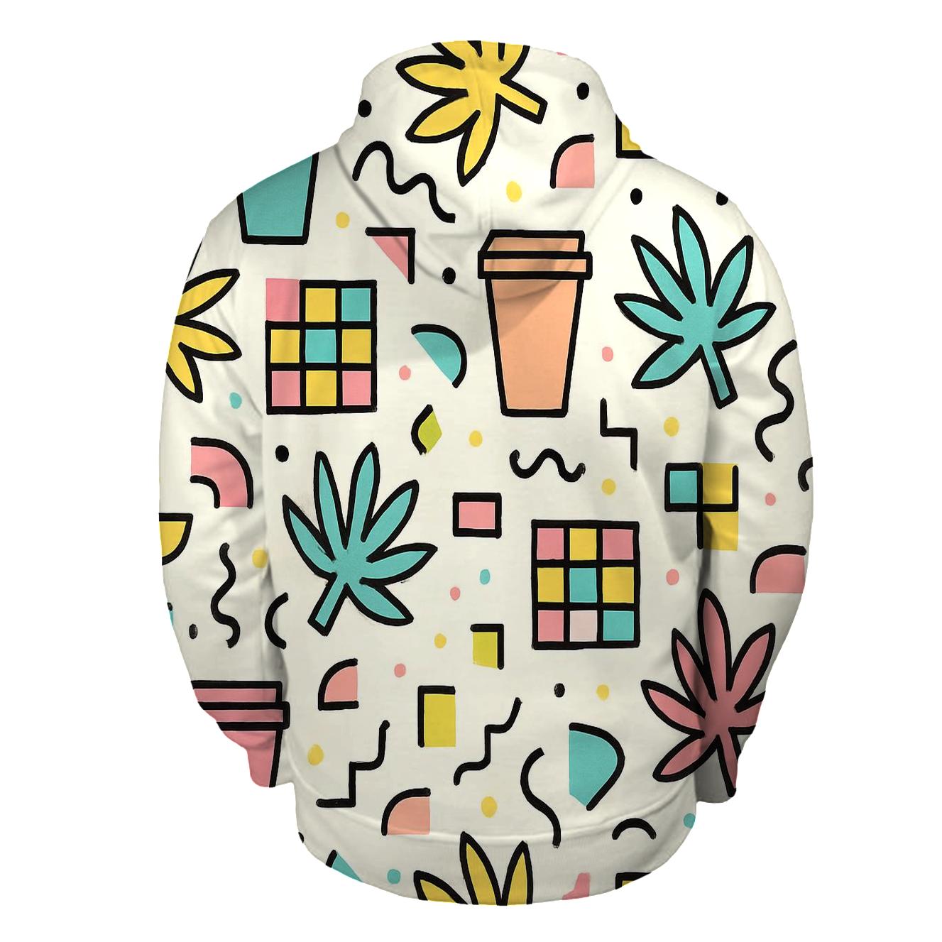 Miami Mall Food Court Memphis hoodie designs