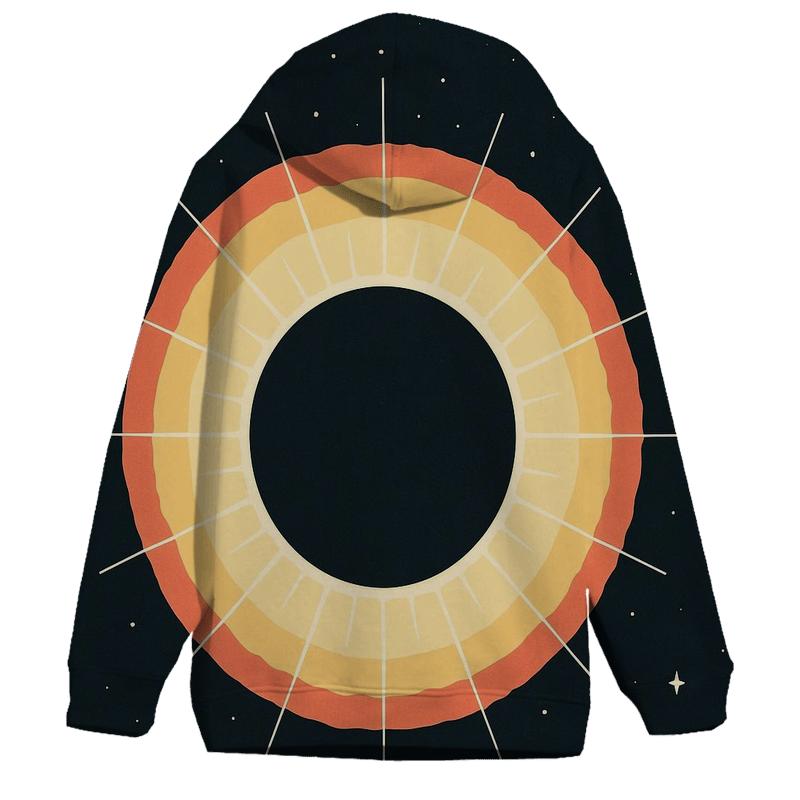 Eclipse Corona Lattice pullover hoodies
