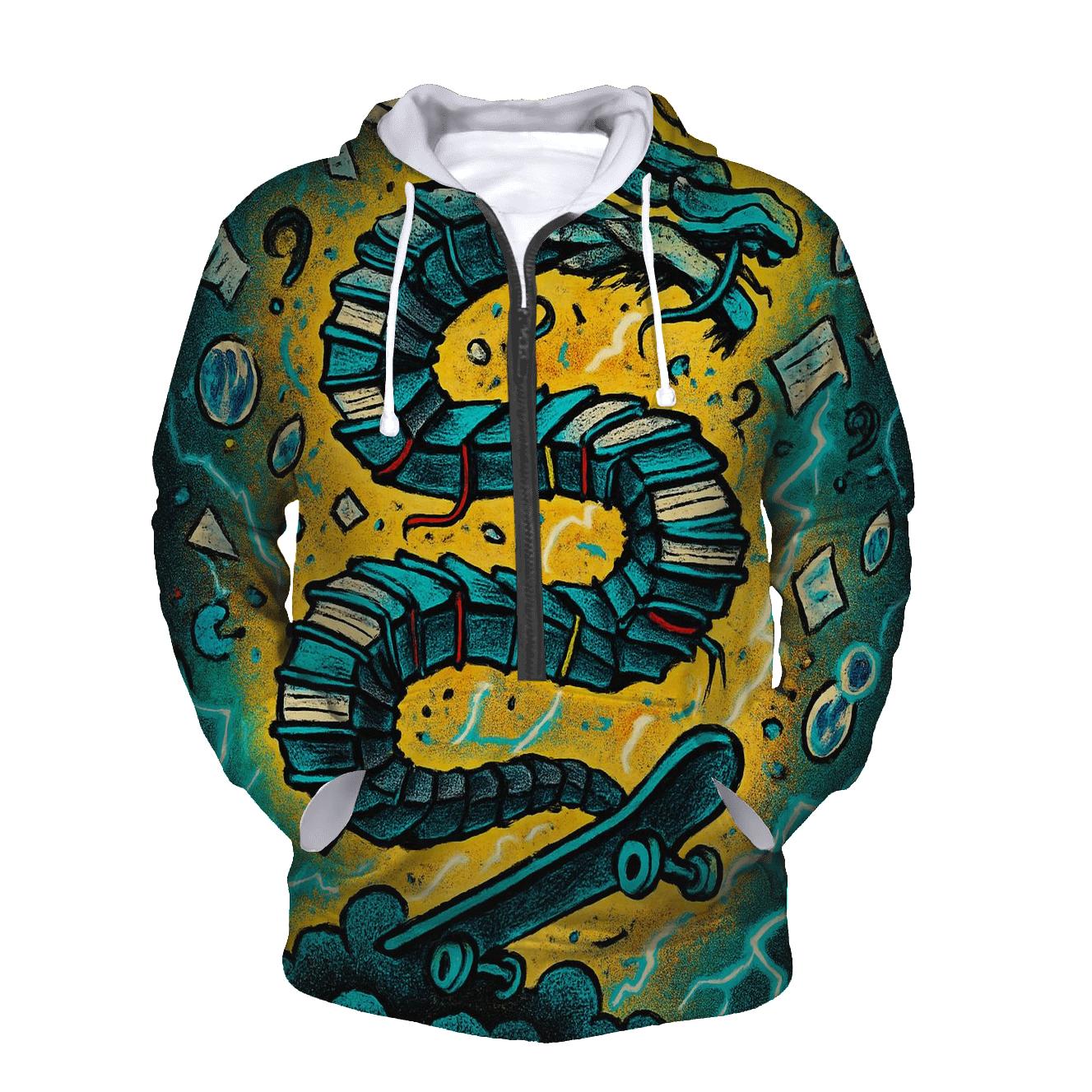 Thunder Library Skate Serpent lightweight hoodies